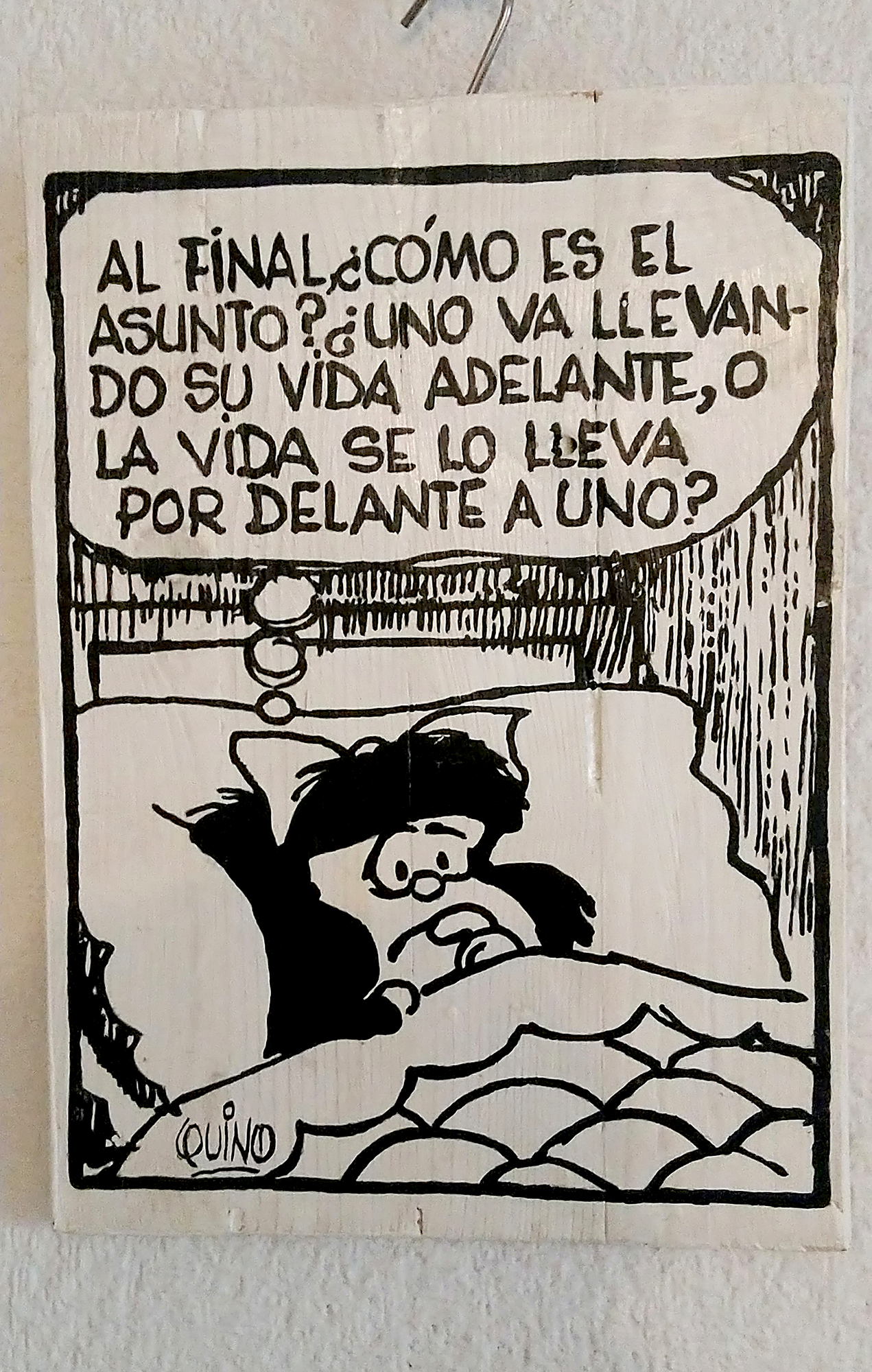 Cuadro Mafalda al final como es el asunto