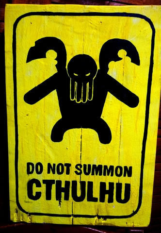 Cuadro Do not summon Cthulhu cartel