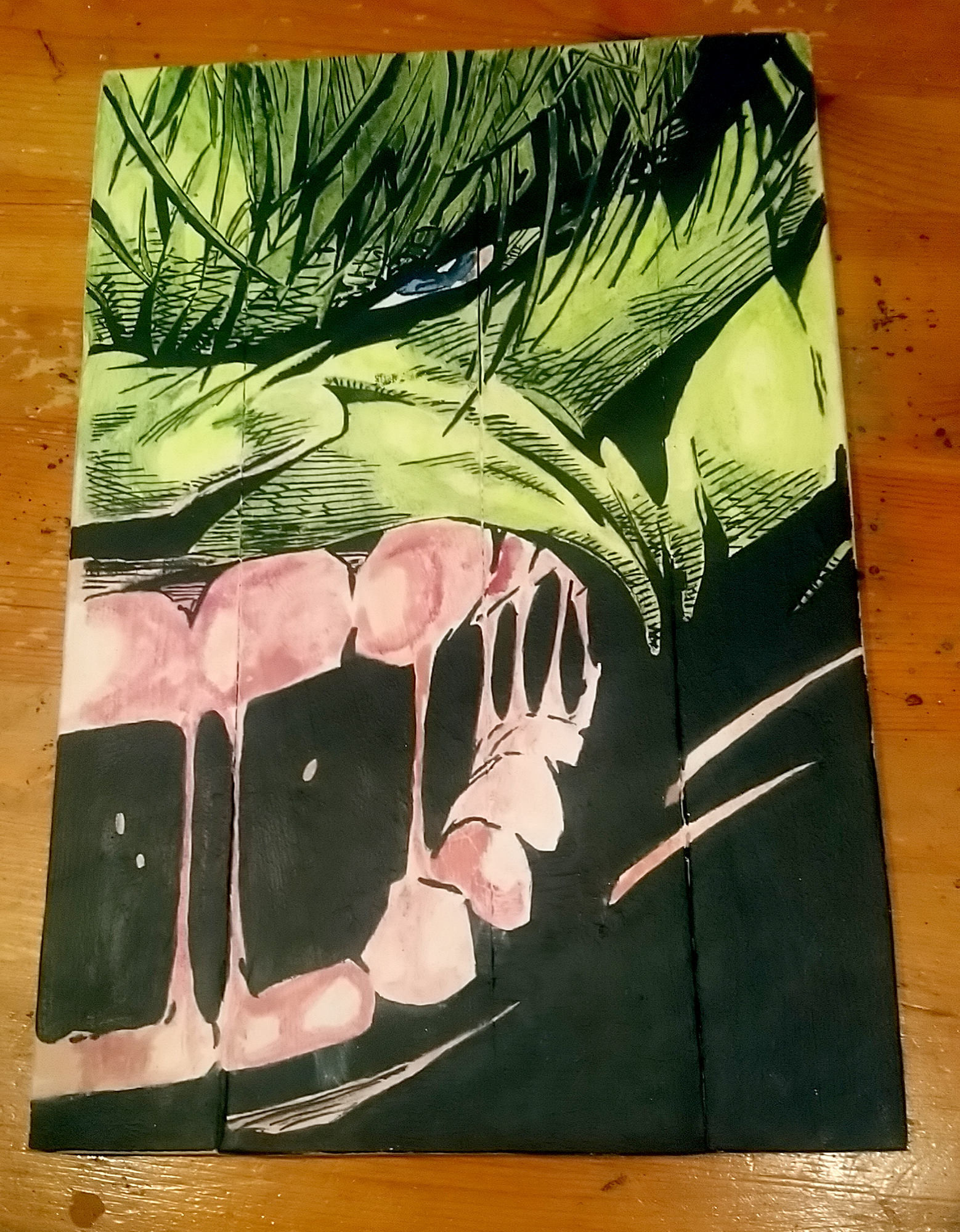 Cuadro Hulk furioso cómic