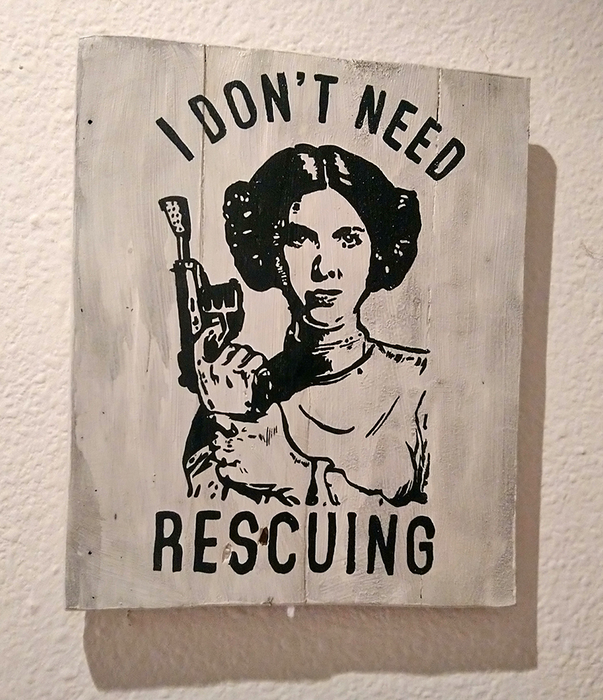 Cuadro princesa Leia I don`t need rescuing