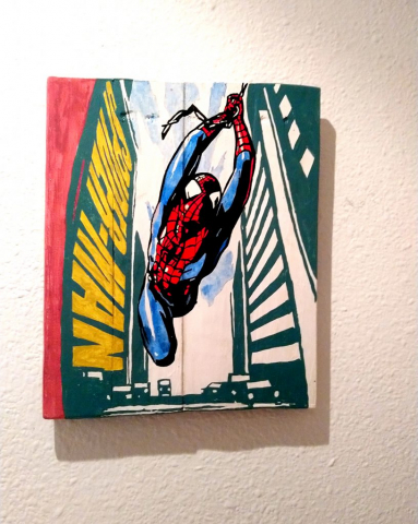 Cuadro Spiderman color