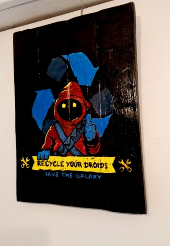 Cuadro Jawa recycled your droids