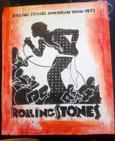 Cuadrocartel musical de Rolling stones
