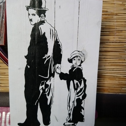 Cuadro Charles Chaplin Charlot