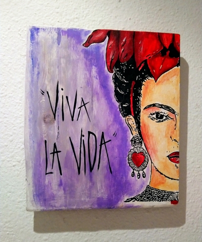 Cuadro Frida Kahlo Viva la vida