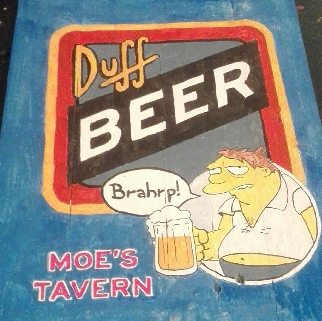 Cuadro Barney Duff Beer Taberna de Moe