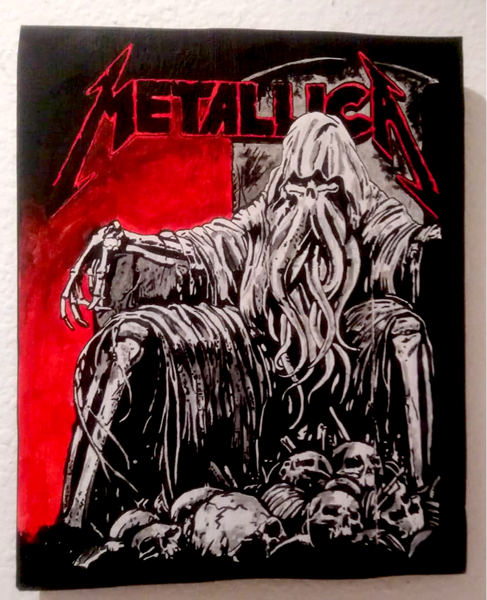 Cuadro portada disco Metallica heavy metal