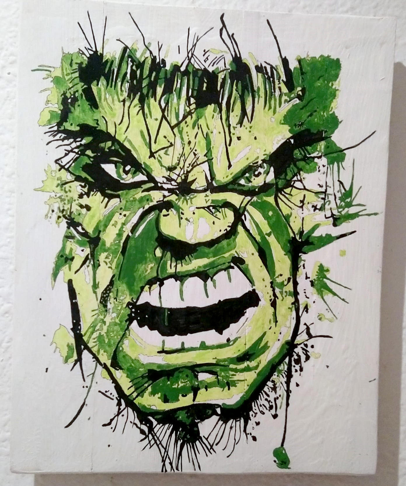 Cuadro Hulk furia enfadado