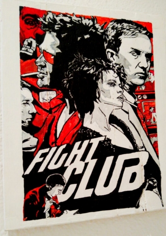 Cuadro Fght Club El club de la lucha