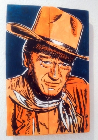 Cuadro Cowboy John Wayne vaquero