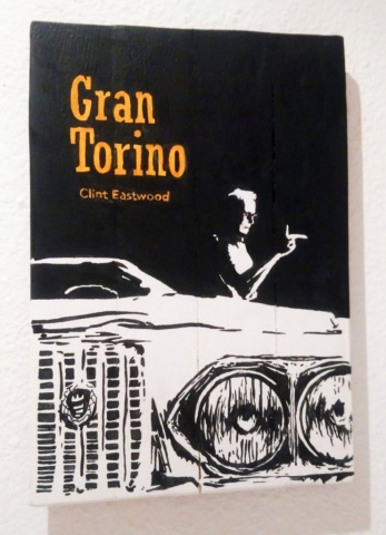 Cuadro Gran Torino Clint Eastwood cine