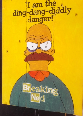 Cuadro Ned Flanders Breaking Bad
