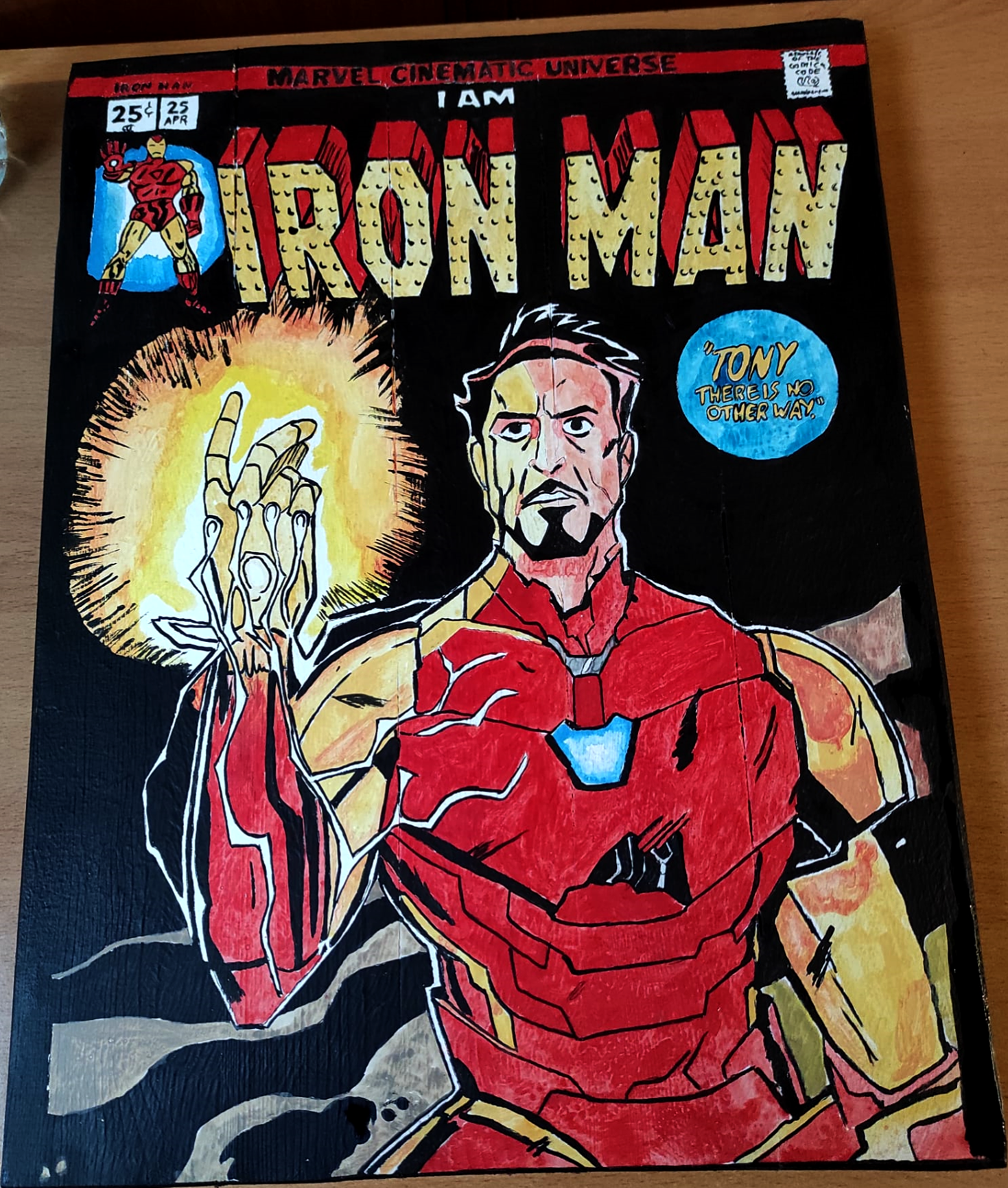 Cuadro portada cómic Iron Man