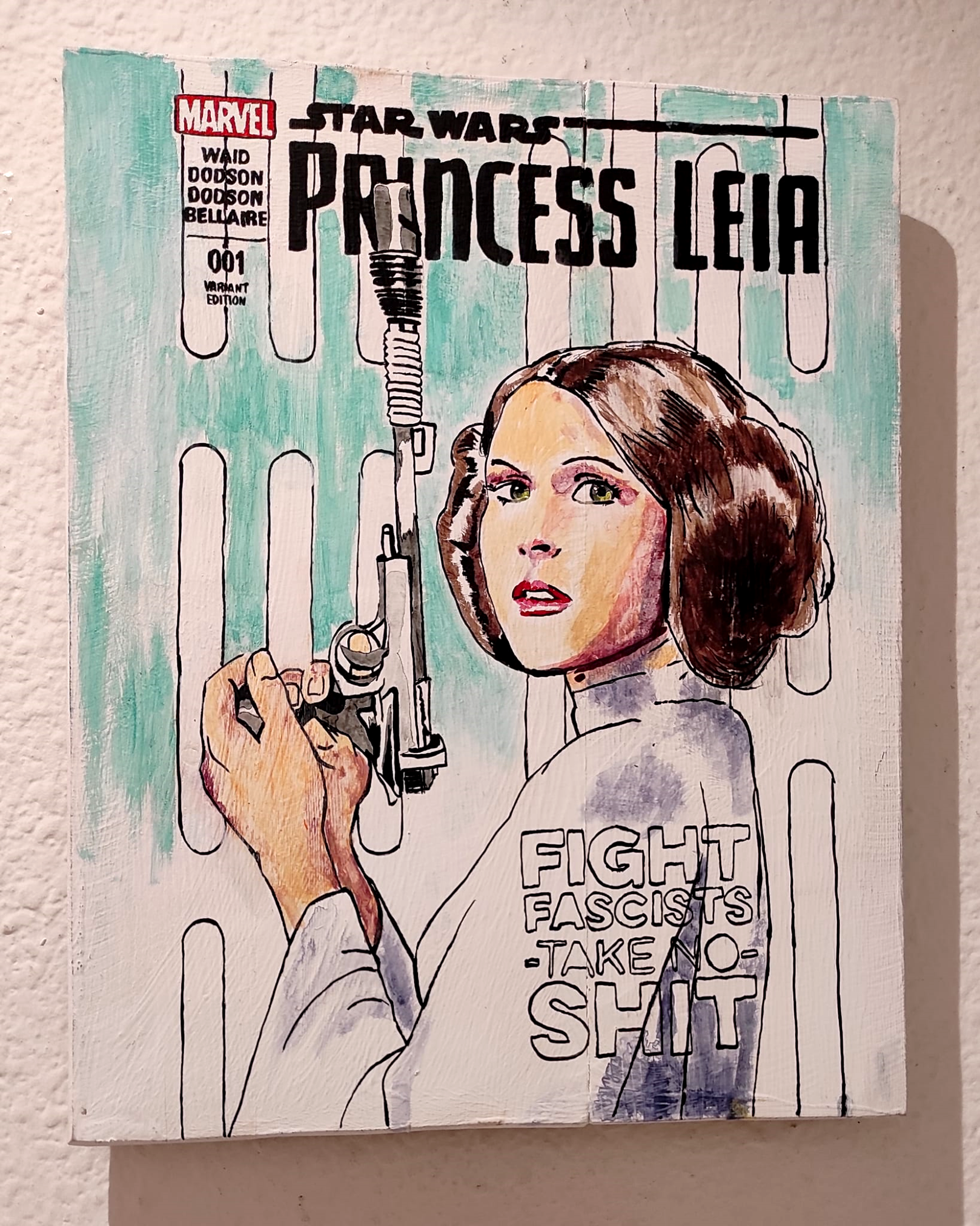 Cuadro Princesa Leia Star wars La guerra de las galaxias