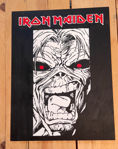 Iron Maiden Eddie the head Heavy metal