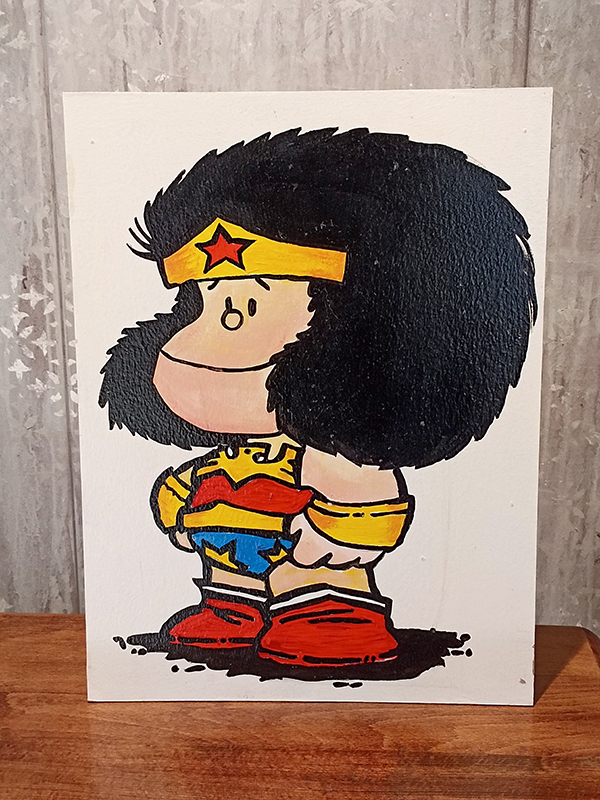 Cuadro Mafalda Wonder Woman