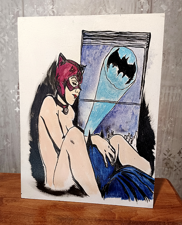 Cuadro Batman Catwoman sexo