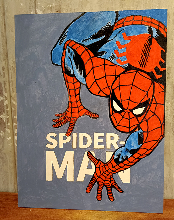 Spiderman marvel trepamuros comic