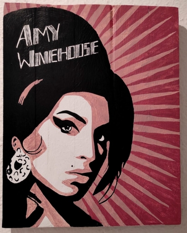 Cuadro Amy Winehouse blues rock