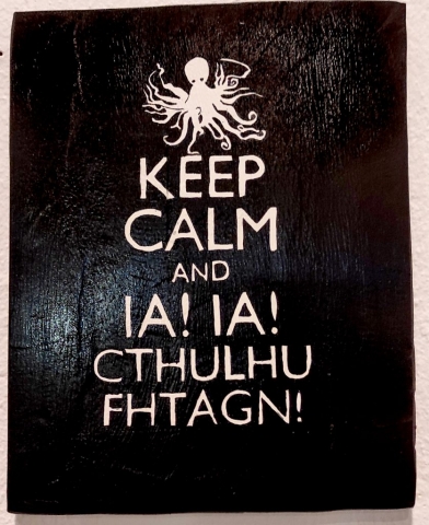 Cuadro Cthulhu Lovecraft Keep Calm and ia ia