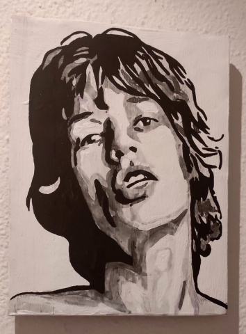 Cuadro Mick Jagger Rolling Stones