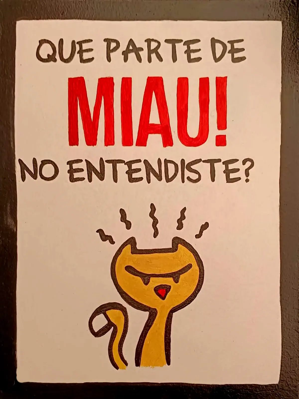 Lee más sobre el artículo Qué parte de miau no entendiste (30 €)
