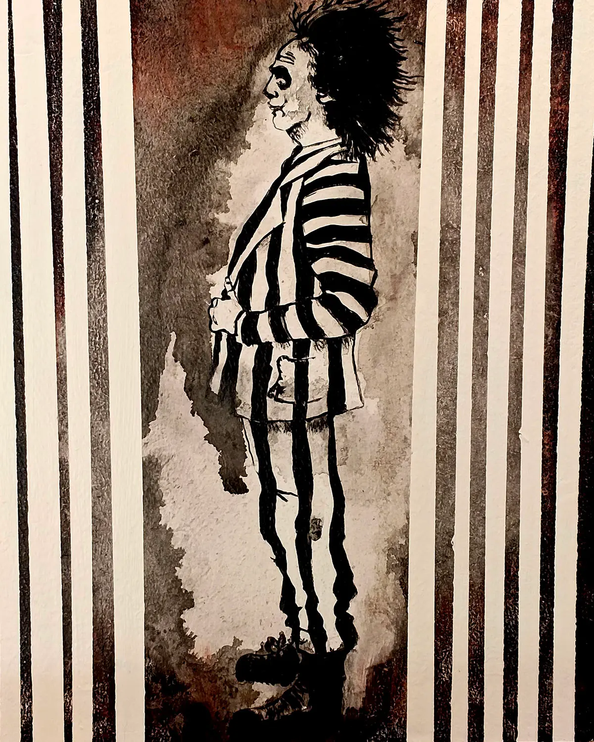 Lee más sobre el artículo Beetlejuice – Tim Burton, en blanco y negro (40 €)