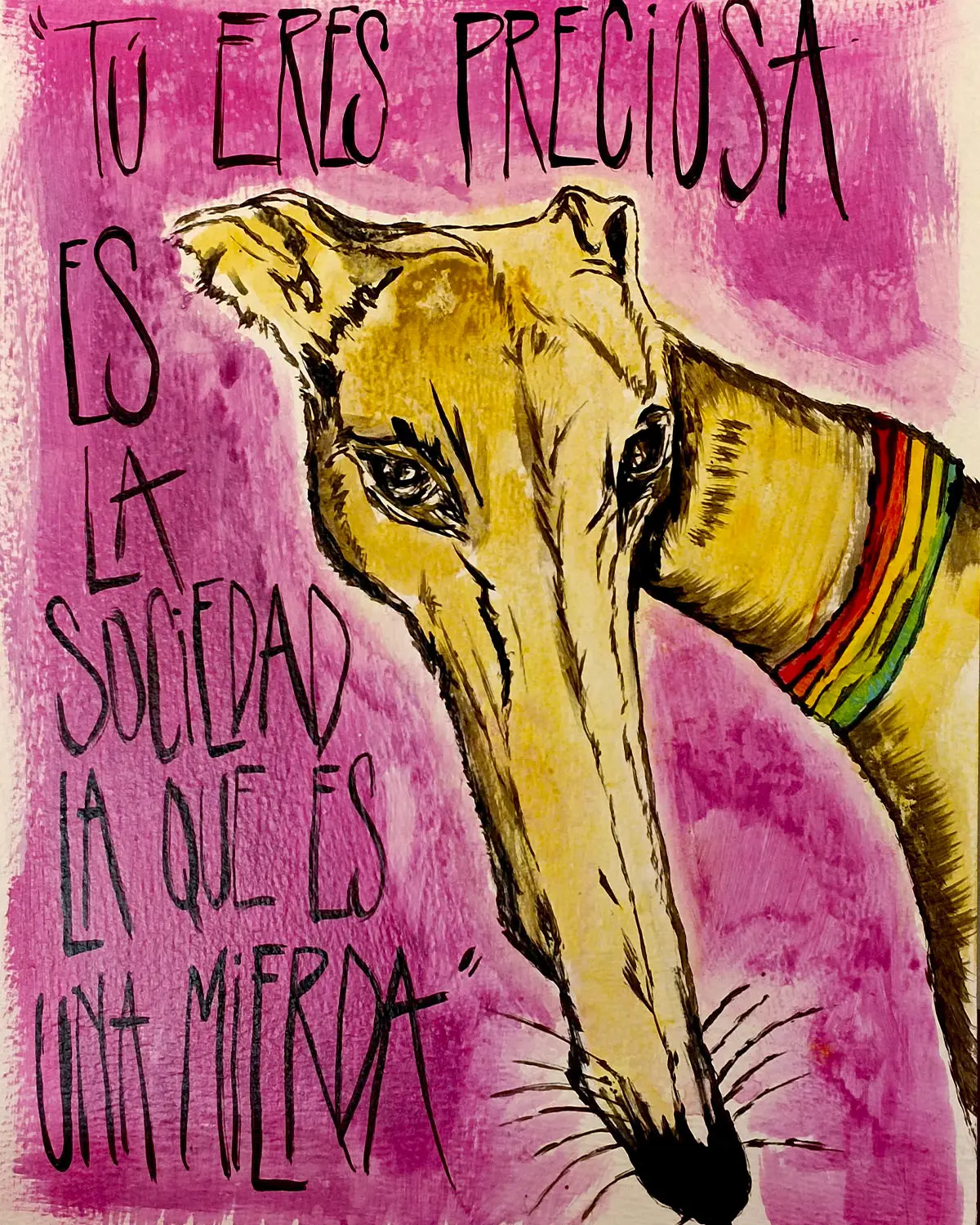 Lee más sobre el artículo Tú eres preciosa… Galgo  (40 €)
