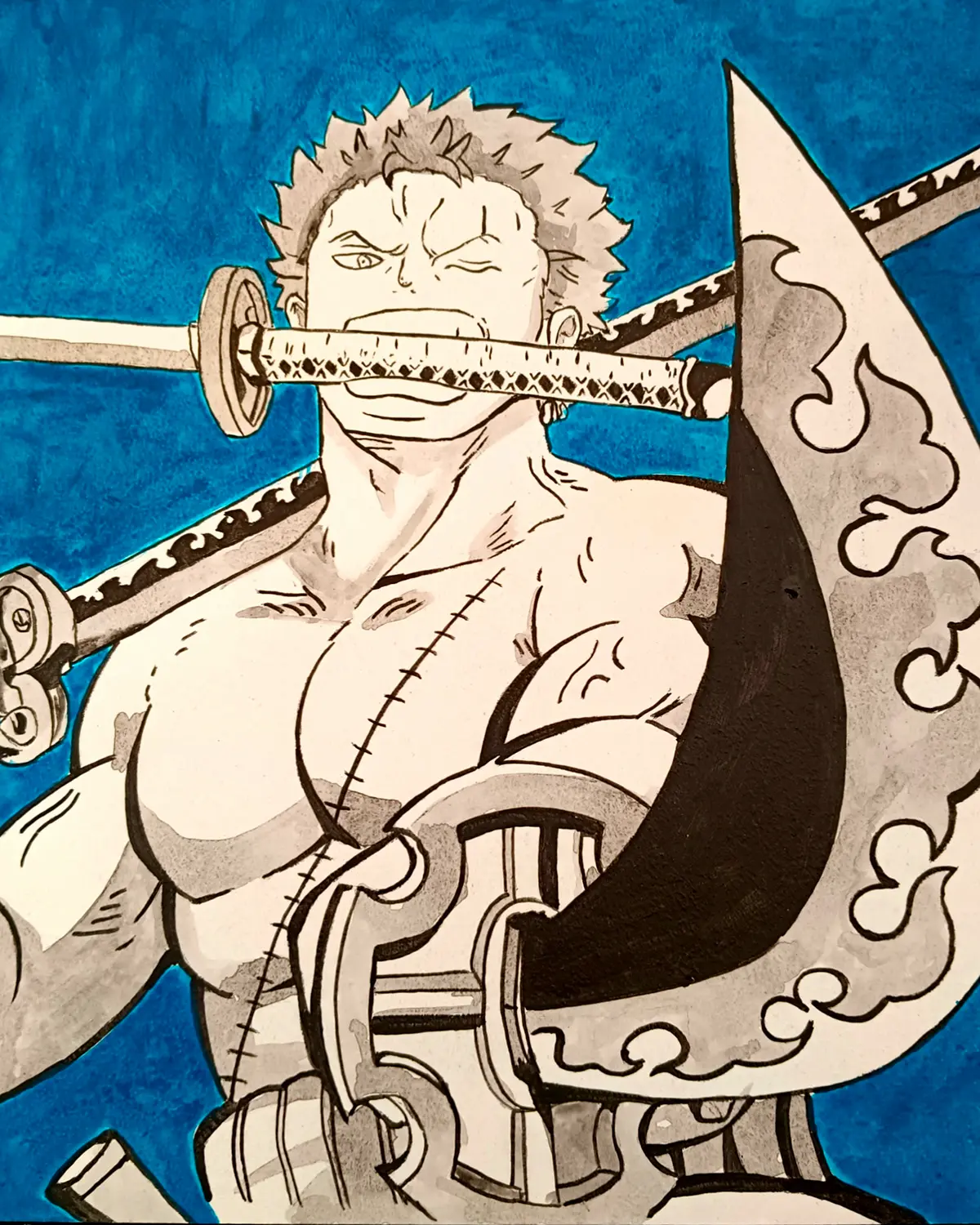 Lee más sobre el artículo Zoro – One Piece, tres katanas  (40 €)