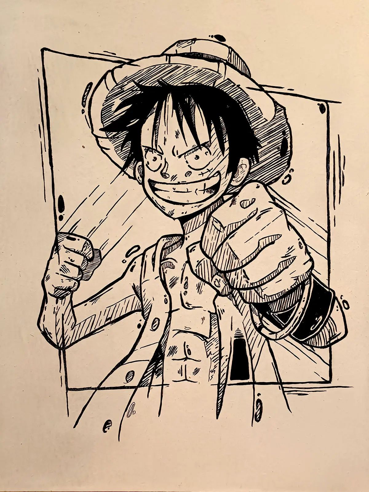 Lee más sobre el artículo Luffy Puño al Frente (40 €)