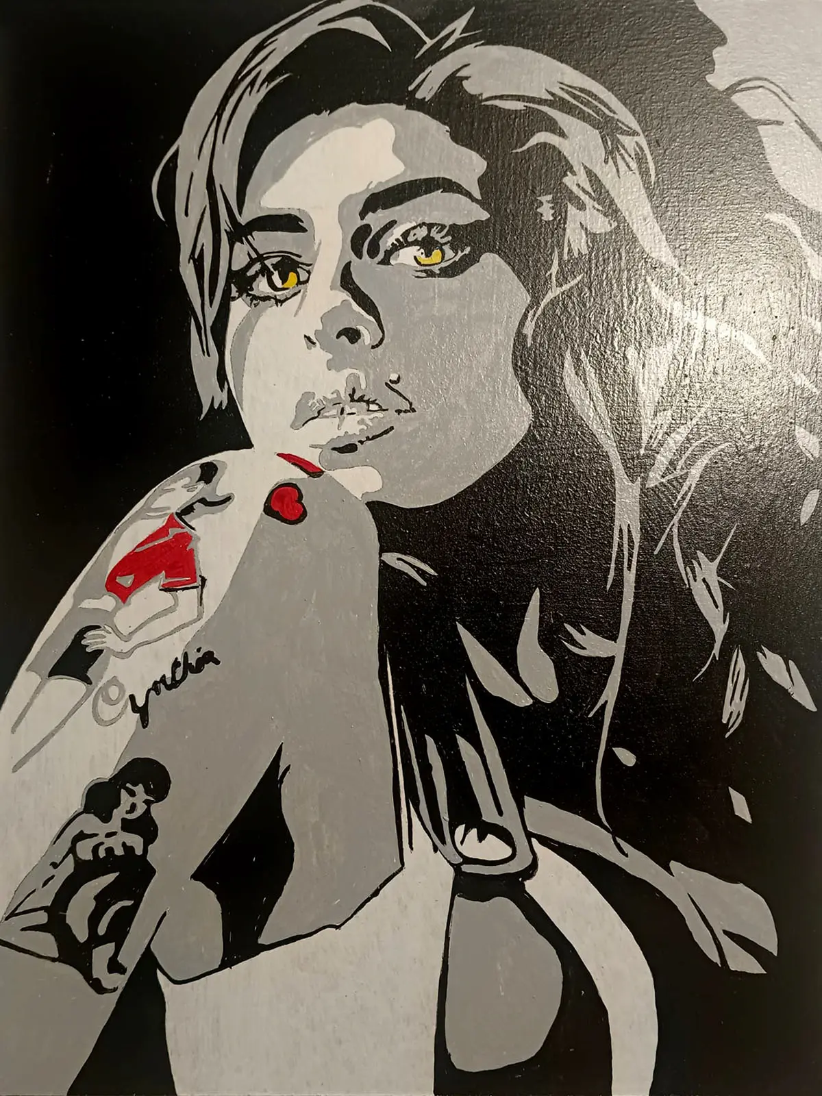 Lee más sobre el artículo Amy Winehouse retrato (50€)