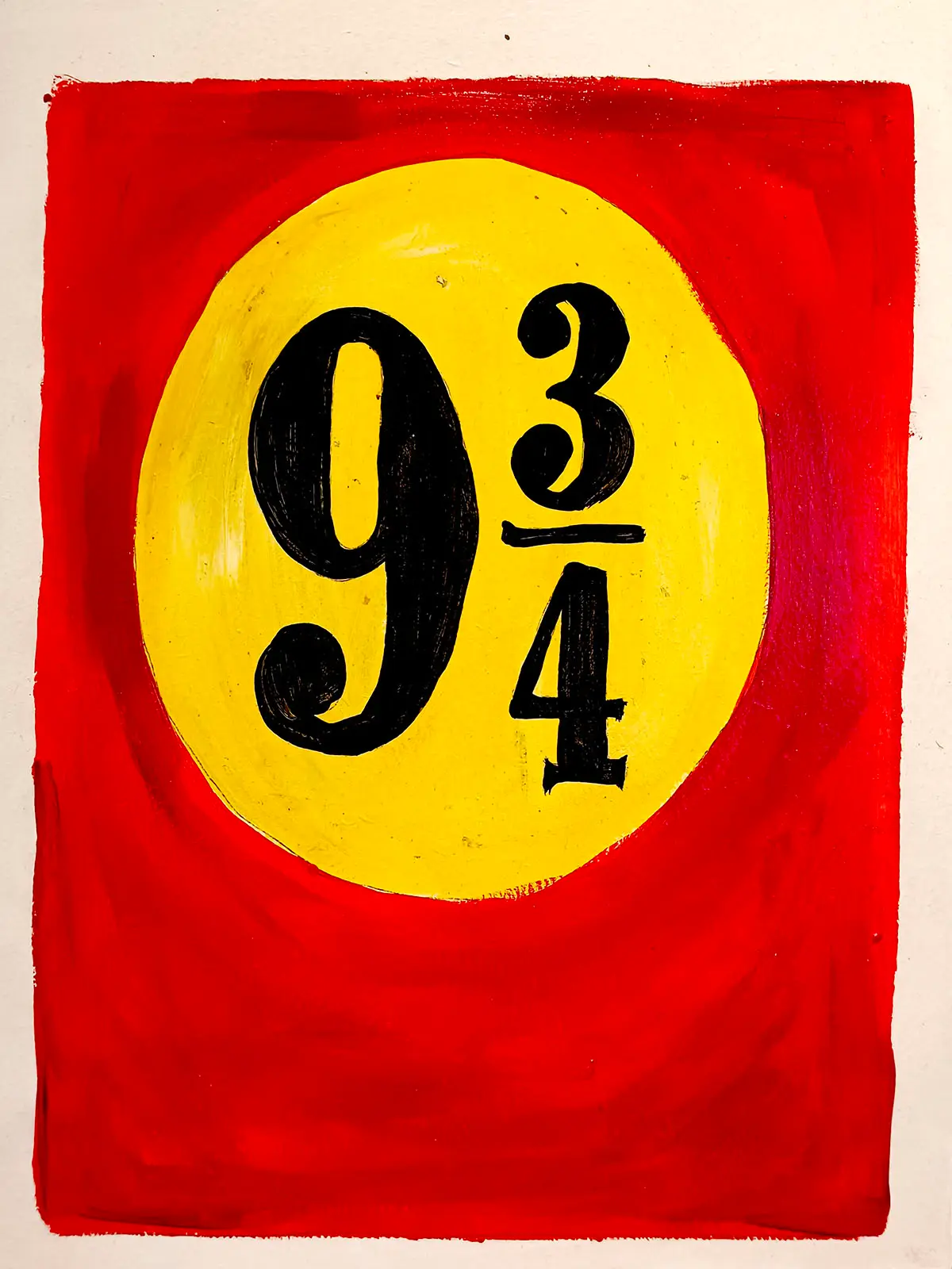 Lee más sobre el artículo Cartel Andén 9 y 3/4 (30€)