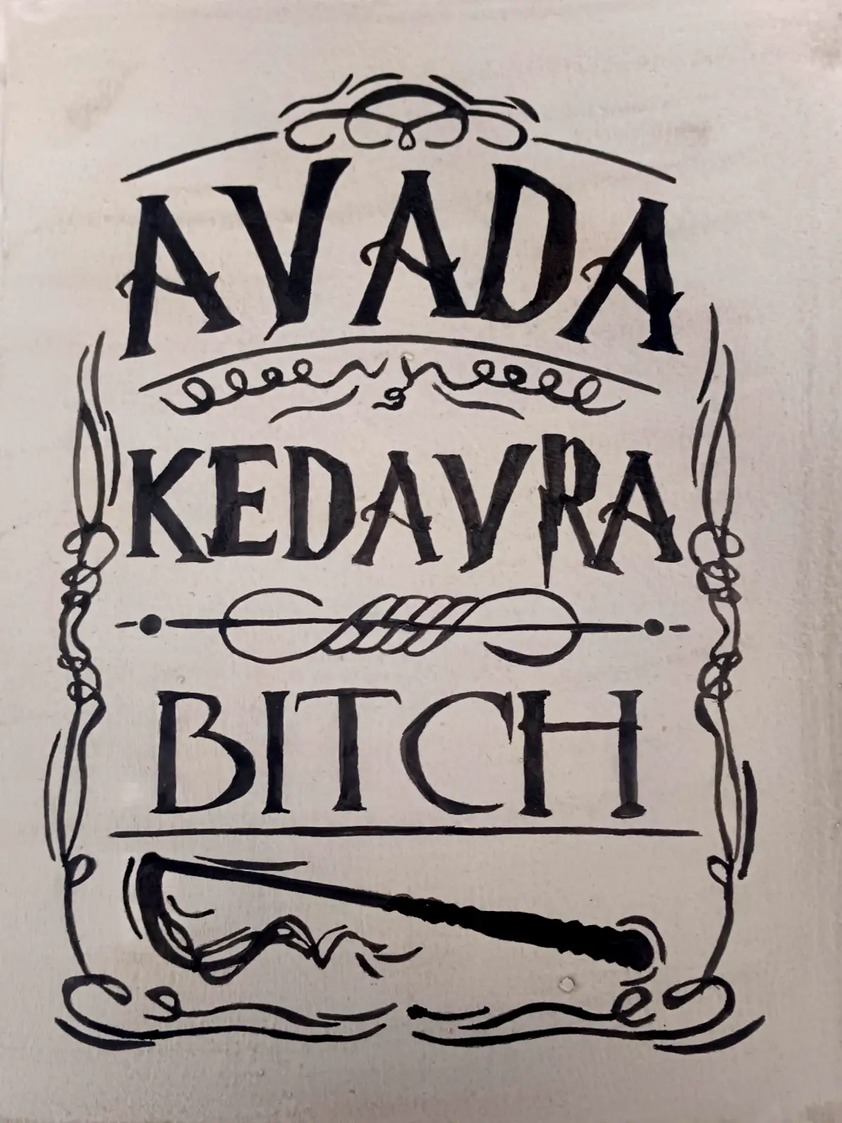 Lee más sobre el artículo Avada Kedavra, Bitch (30 €)